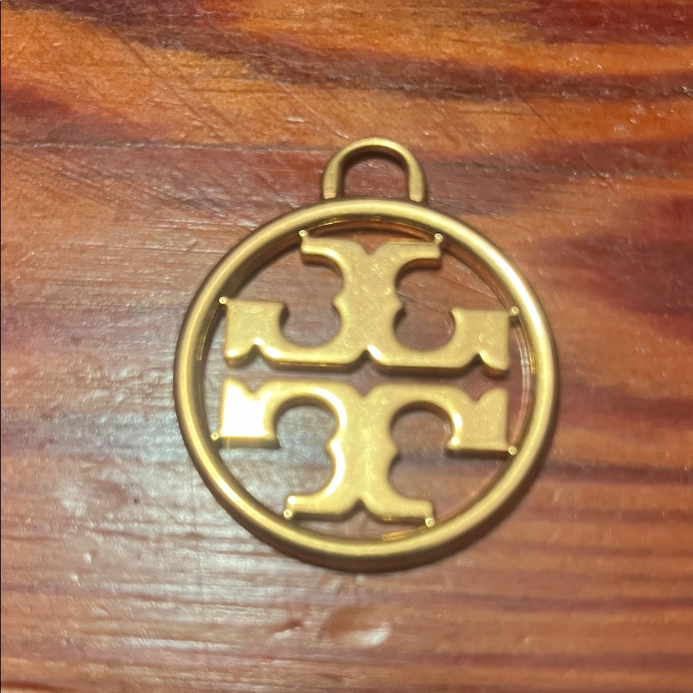 Tory Burch Gold Circular Logo Charm